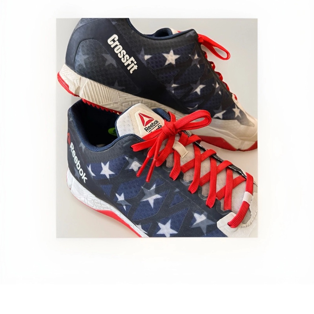 Reebok Men’s TR CrossFit American Flag Star Athletic Shoes